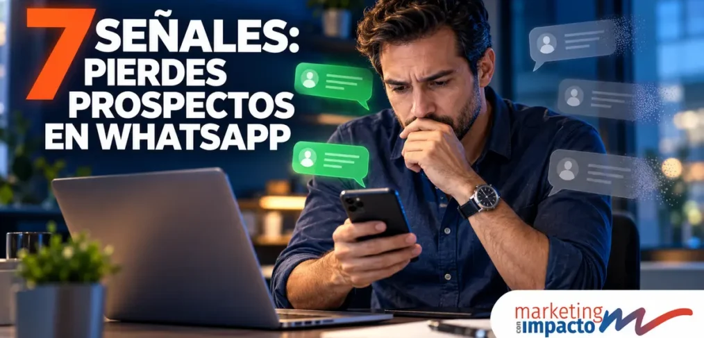 Siete señales de que una empresa está perdiendo prospectos en WhatsApp